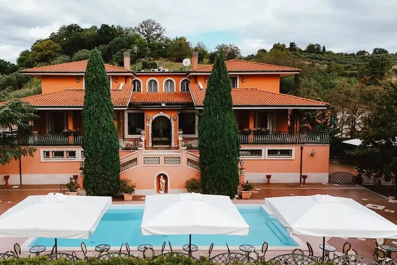Facciata di Villa Sabina