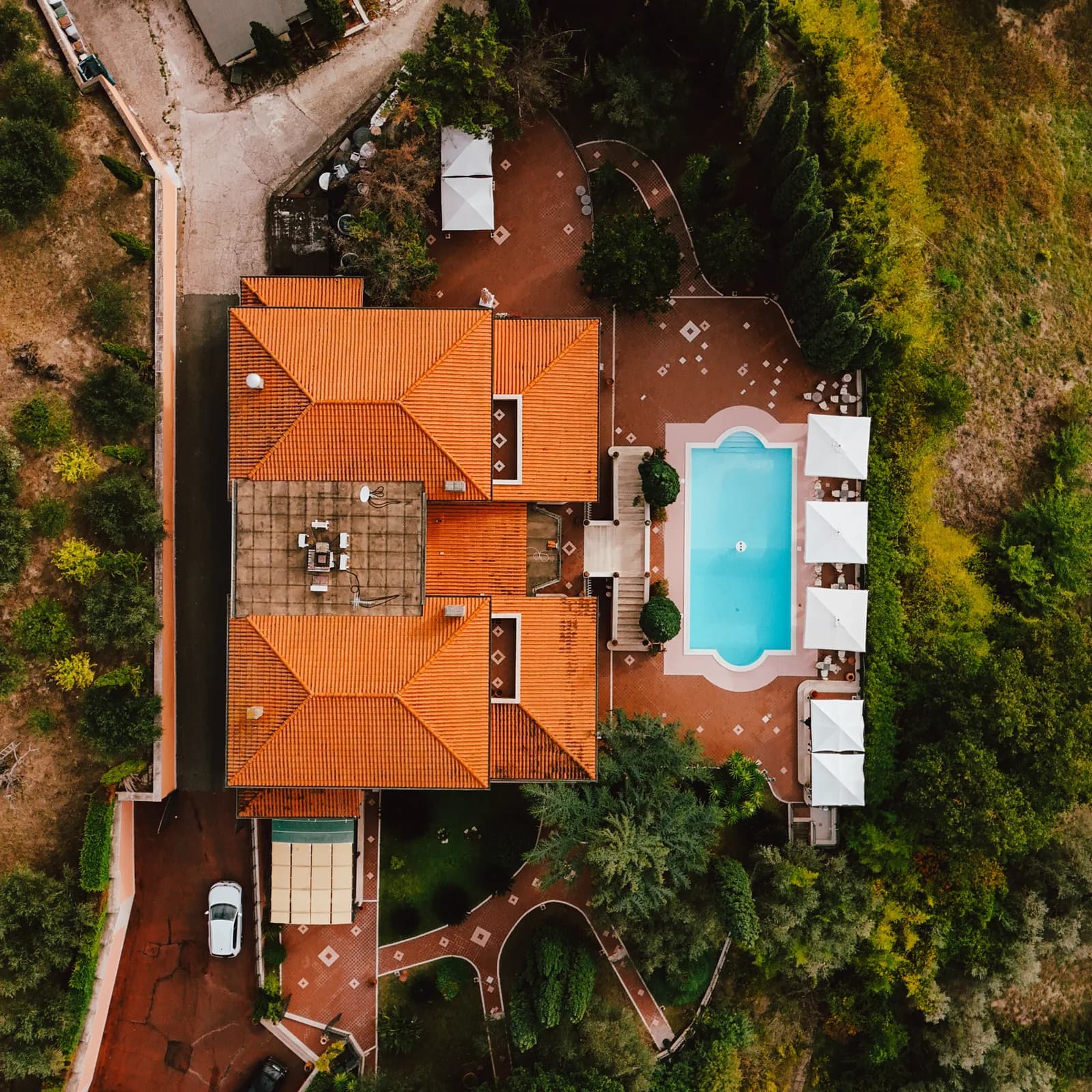 Villa Sabina, vista panoramica